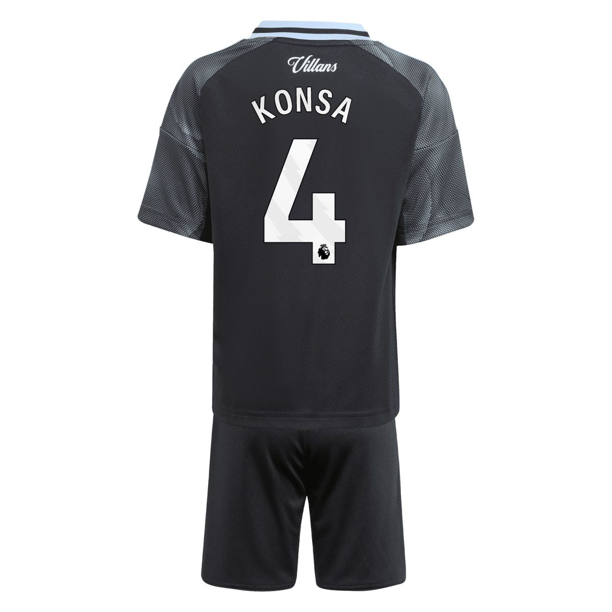 aston villa adidas away mini kit 2025-26 with konsa 4 printing Collection | Official Aston Villa Shirts