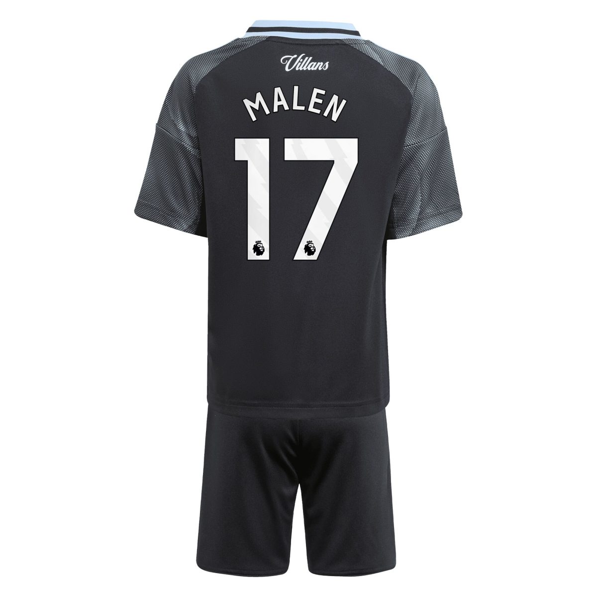 aston villa adidas away mini kit 2025-26 with malen 17 printing Collection | Official Aston Villa Shirts