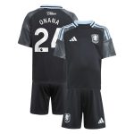 aston villa adidas away mini kit 2025-26 with onana 24 printing Collection | Official Aston Villa Shirts