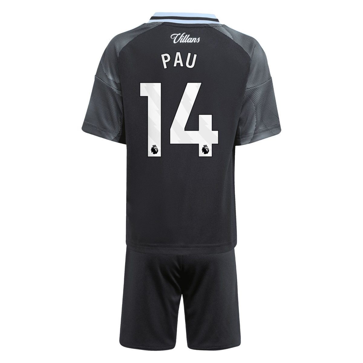 aston villa adidas away mini kit 2025-26 with pau 14 printing Collection | Official Aston Villa Shirts