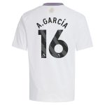 aston villa adidas away shirt 2024-25 – kids with a.garcía 16 printing Collection | Official Aston Villa Shirts