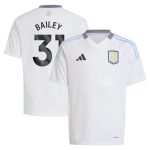 aston villa adidas away shirt 2024-25 – kids with bailey 31 printing Collection | Official Aston Villa Shirts