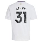 aston villa adidas away shirt 2024-25 – kids with bailey 31 printing Collection | Official Aston Villa Shirts