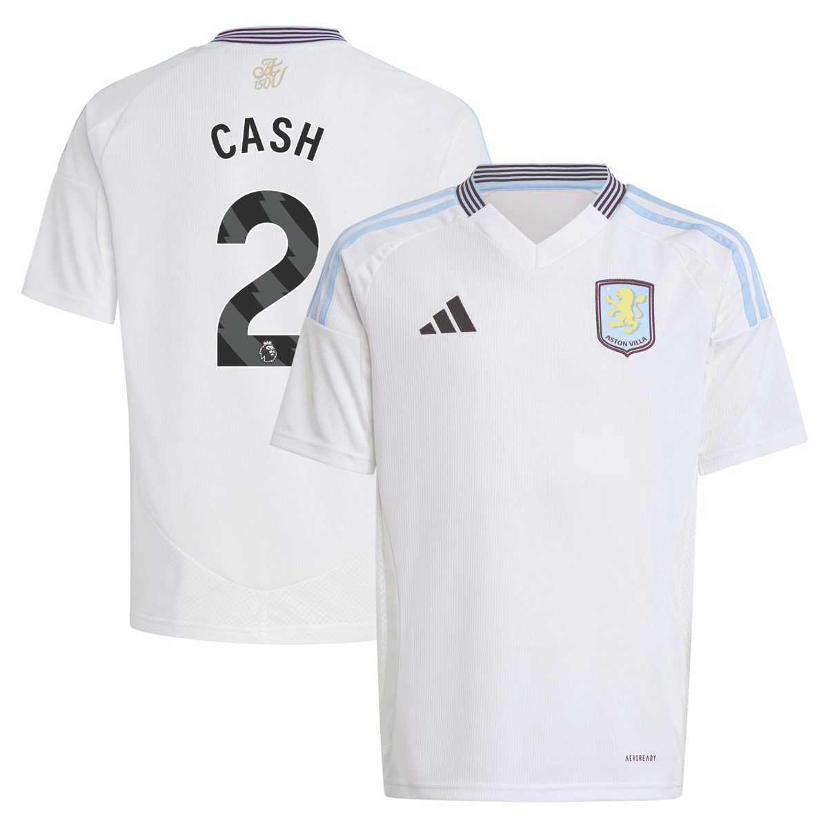 aston villa adidas away shirt 2024-25 – kids with cash 2 printing Collection | Official Aston Villa Shirts