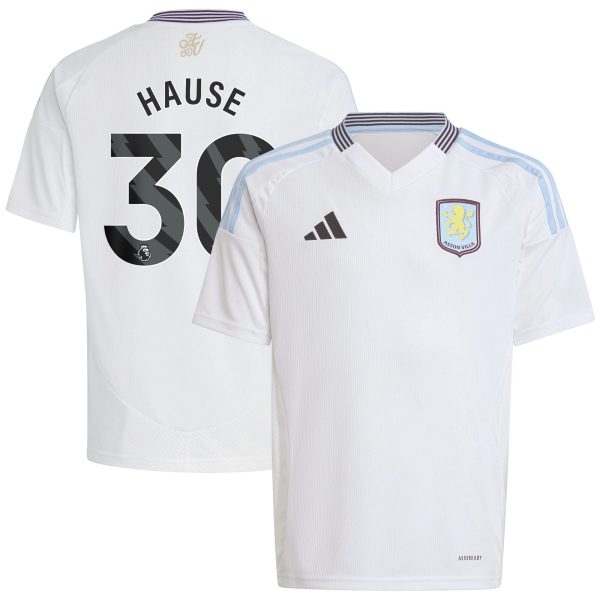 aston villa adidas away shirt 2024-25 – kids with hause 30 printing Collection | Official Aston Villa Shirts