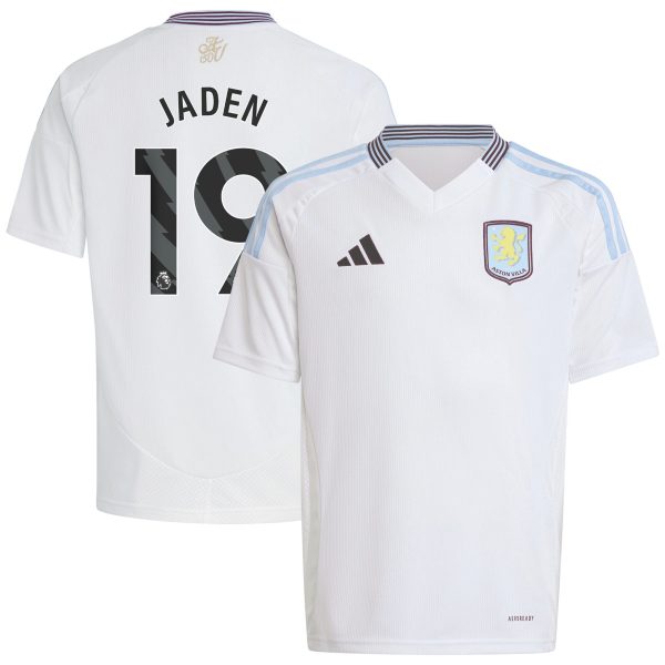 aston villa adidas away shirt 2024-25 – kids with jaden 19 printing Collection | Official Aston Villa Shirts