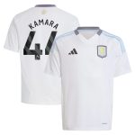 aston villa adidas away shirt 2024-25 – kids with kamara 44 printing Collection | Official Aston Villa Shirts