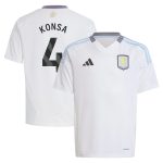 aston villa adidas away shirt 2024-25 – kids with konsa 4 printing Collection | Official Aston Villa Shirts