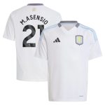 aston villa adidas away shirt 2024-25 – kids with m.asensio 21 printing Collection | Official Aston Villa Shirts