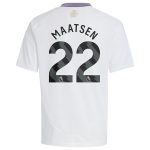 aston villa adidas away shirt 2024-25 – kids with maatsen 22 printing Collection | Official Aston Villa Shirts