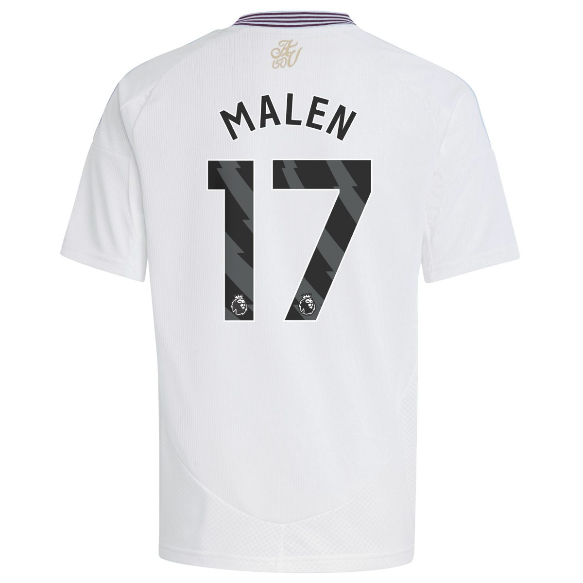 aston villa adidas away shirt 2024-25 – kids with malen 17 printing Collection | Official Aston Villa Shirts