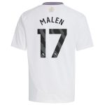 aston villa adidas away shirt 2024-25 – kids with malen 17 printing Collection | Official Aston Villa Shirts