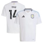 aston villa adidas away shirt 2024-25 – kids with pau 14 printing Collection | Official Aston Villa Shirts