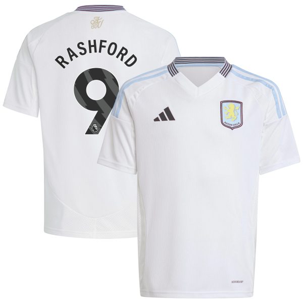 aston villa adidas away shirt 2024-25 – kids with rashford 9 printing Collection | Official Aston Villa Shirts