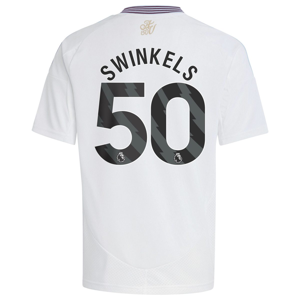 aston villa adidas away shirt 2024-25 – kids with swinkels 50 printing Collection | Official Aston Villa Shirts