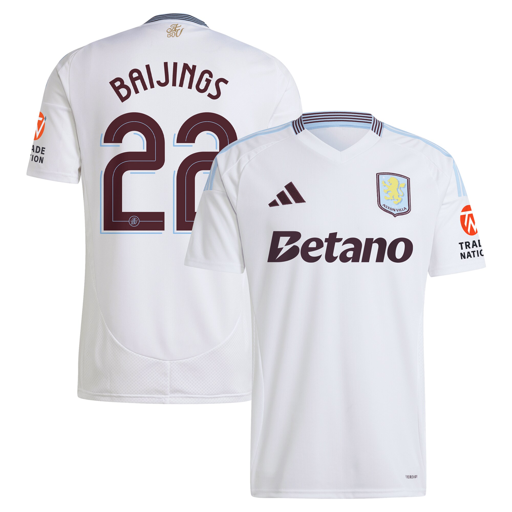 aston villa adidas away shirt 2024-25 with baijings 22 cup printing Collection | Official Aston Villa Shirts