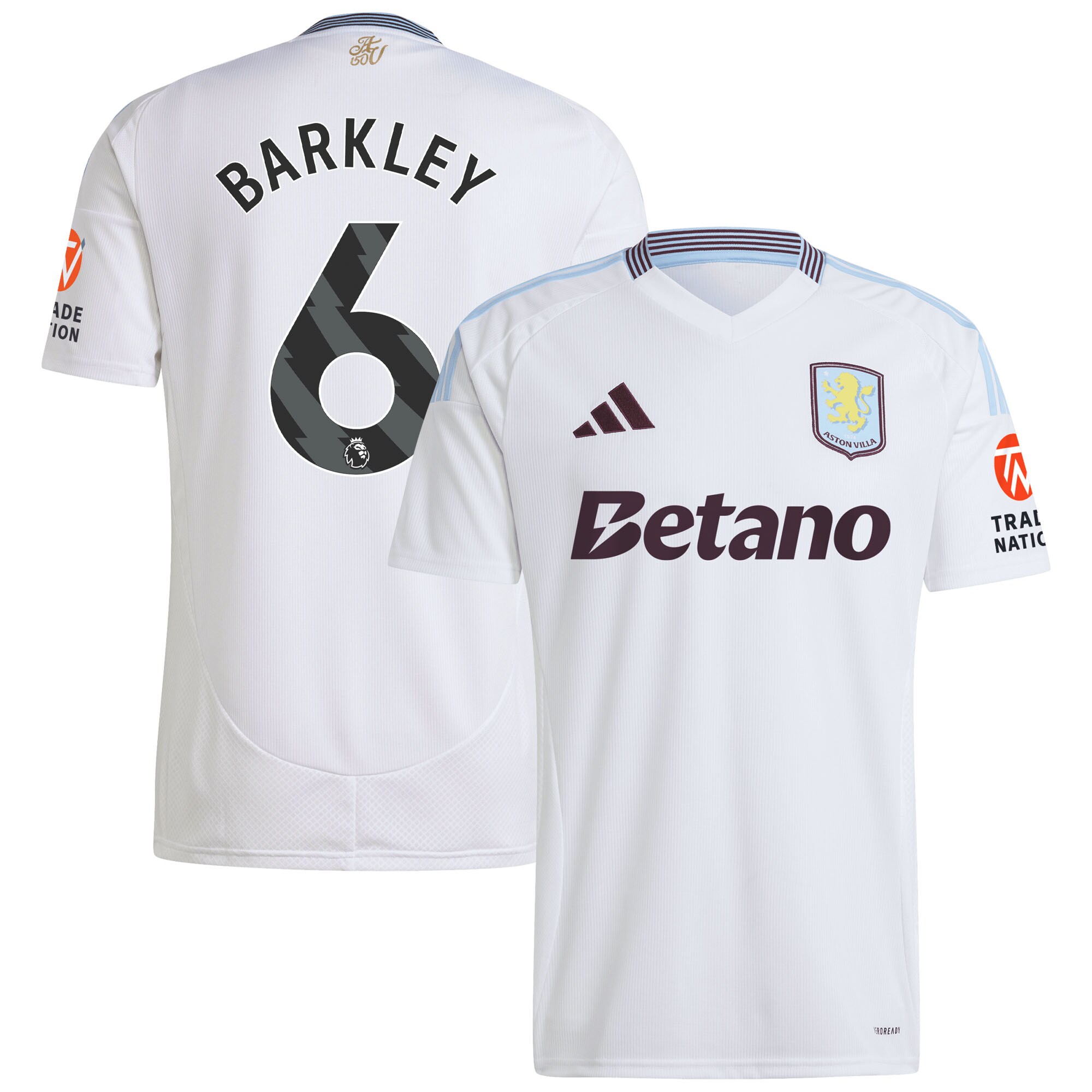 aston villa adidas away shirt 2024-25 with barkley 6 printing Collection | Official Aston Villa Shirts