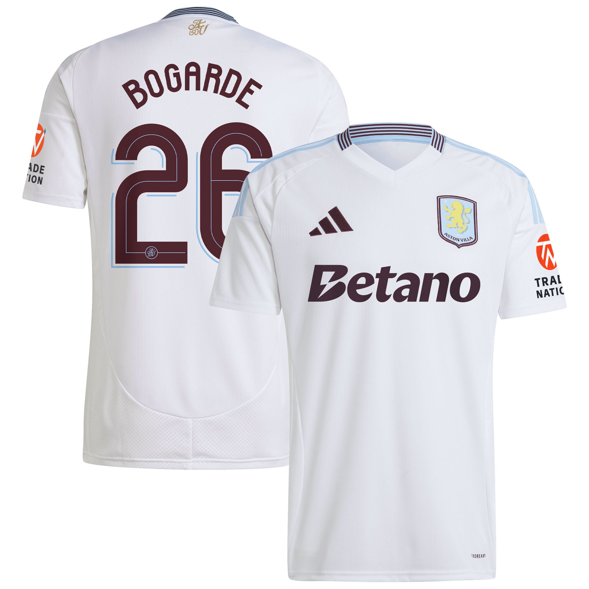 aston villa adidas away shirt 2024-25 with bogarde 26 cup printing Collection | Official Aston Villa Shirts