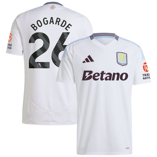 aston villa adidas away shirt 2024-25 with bogarde 26 printing Collection | Official Aston Villa Shirts