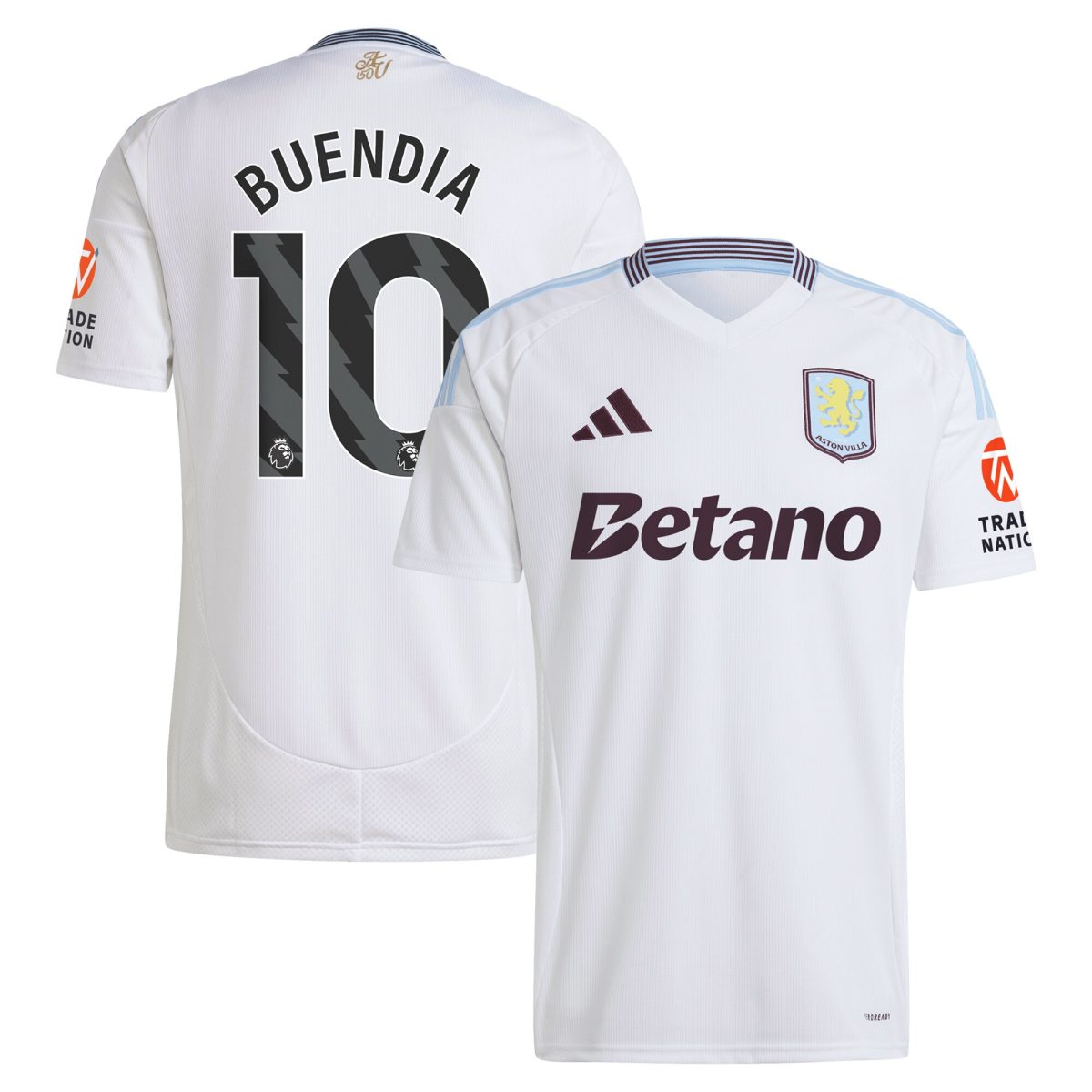 aston villa adidas away shirt 2024-25 with buendia 10 printing Collection | Official Aston Villa Shirts