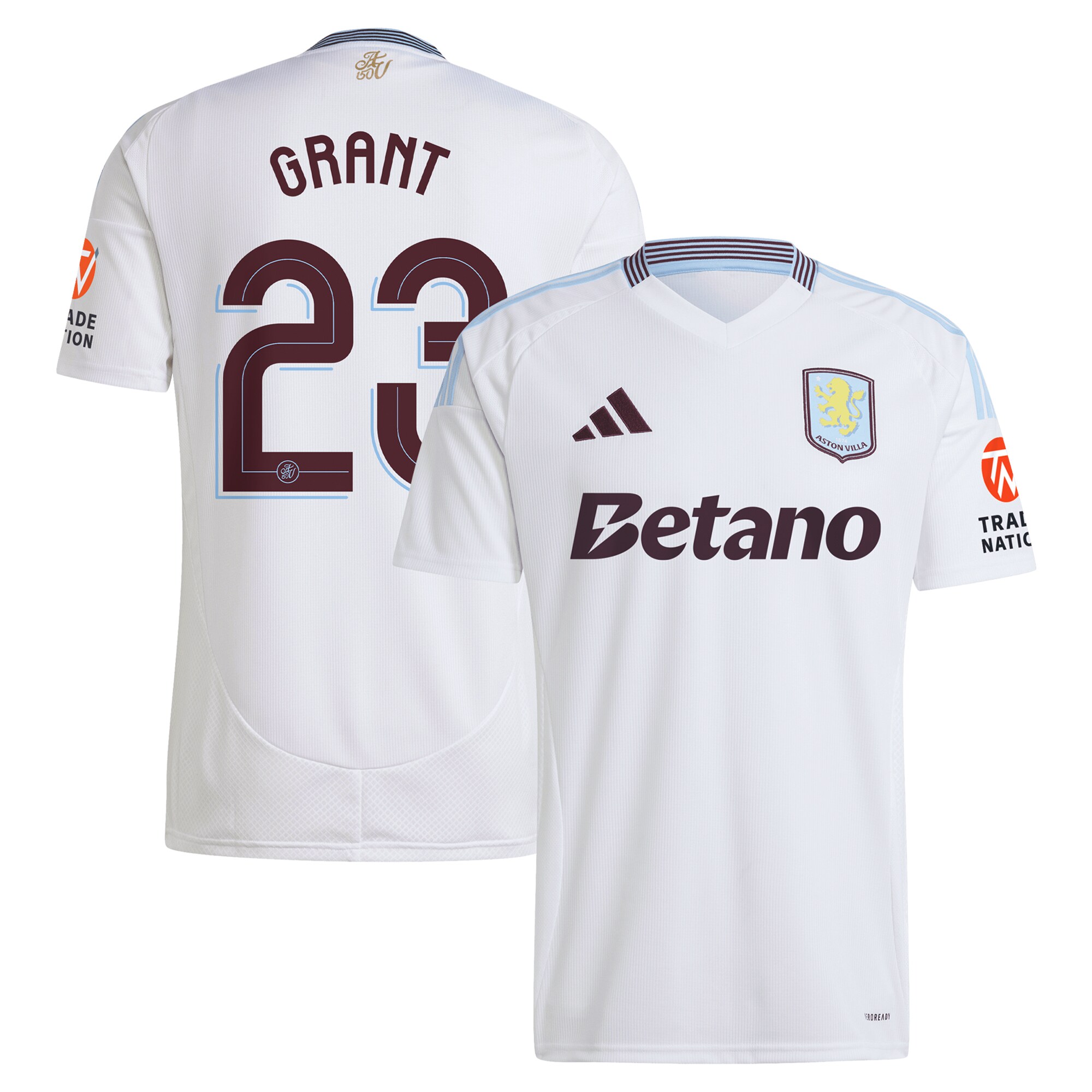 aston villa adidas away shirt 2024-25 with grant 23 cup printing Collection | Official Aston Villa Shirts