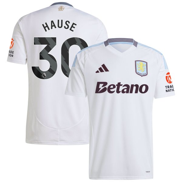 aston villa adidas away shirt 2024-25 with hause 30 printing Collection | Official Aston Villa Shirts