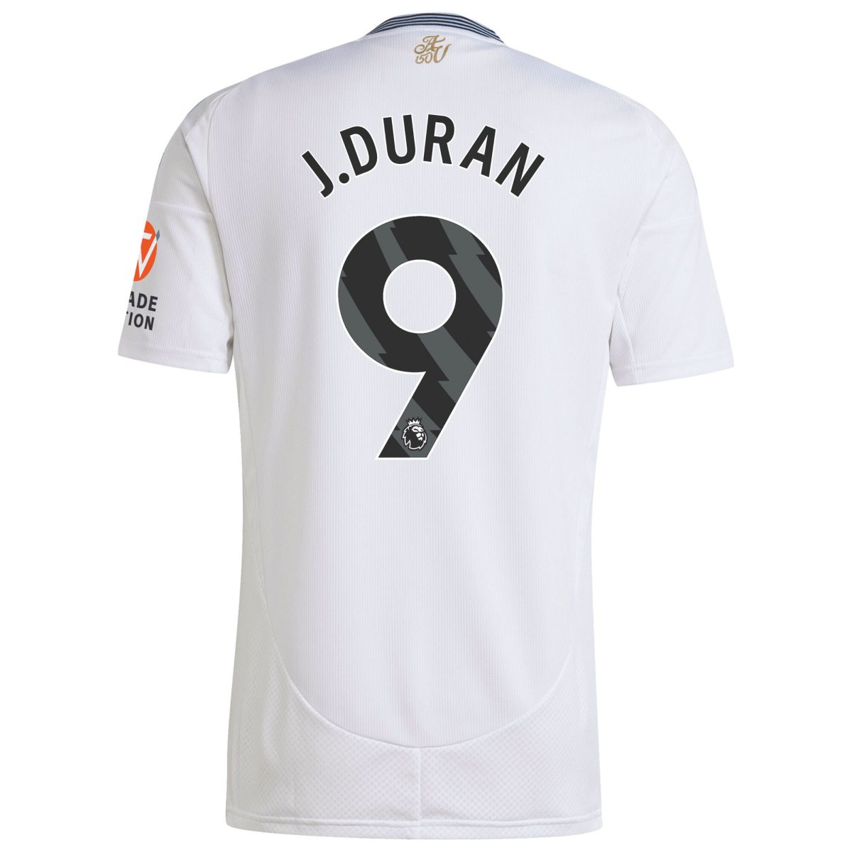 aston villa adidas away shirt 2024-25 with j.duran 9 printing Collection | Official Aston Villa Shirts