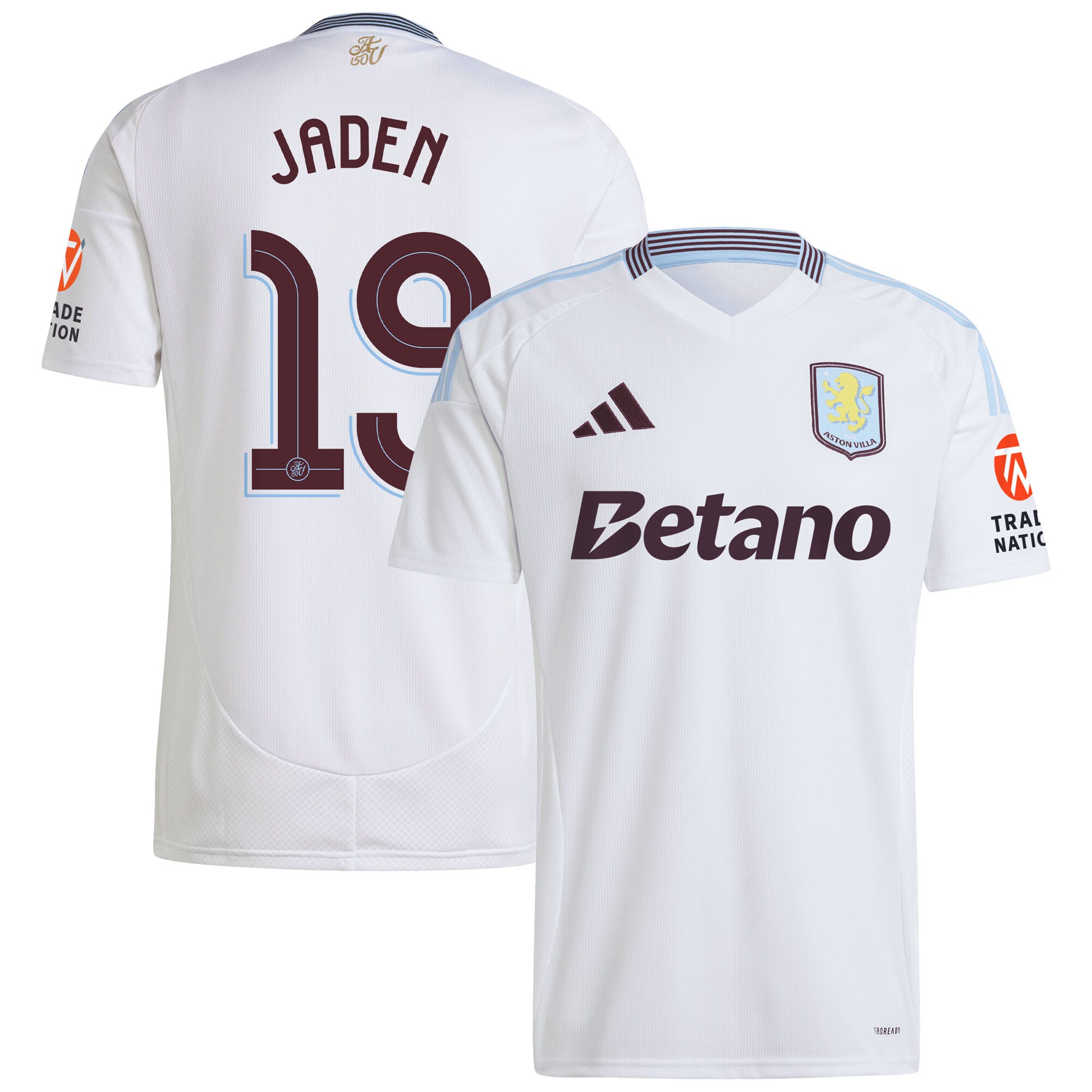 aston villa adidas away shirt 2024-25 with jaden 19 cup printing Collection | Official Aston Villa Shirts