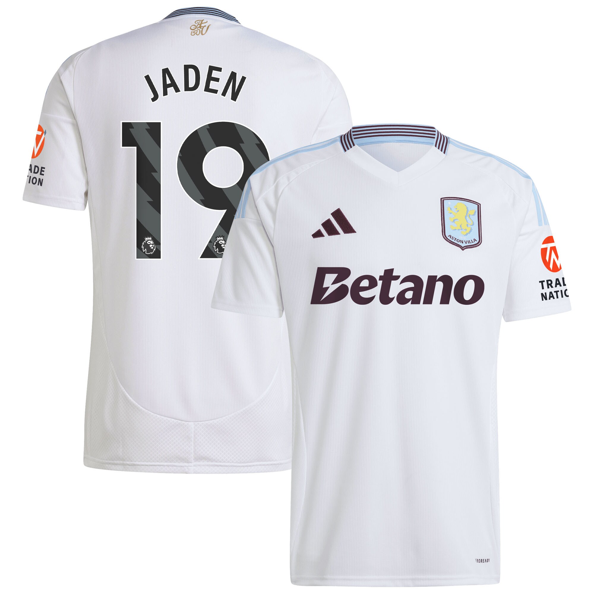aston villa adidas away shirt 2024-25 with jaden 19 printing Collection | Official Aston Villa Shirts