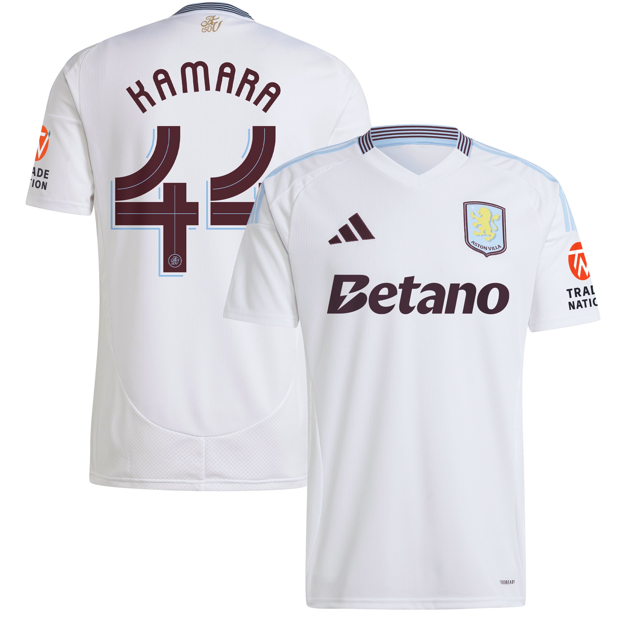 aston villa adidas away shirt 2024-25 with kamara 44 cup printing Collection | Official Aston Villa Shirts