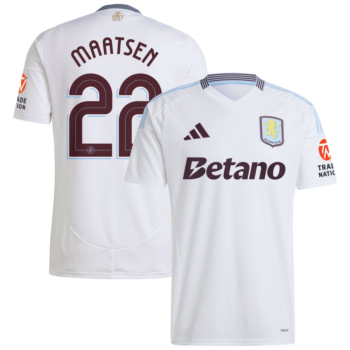 aston villa adidas away shirt 2024-25 with maatsen 22 cup printing Collection | Official Aston Villa Shirts