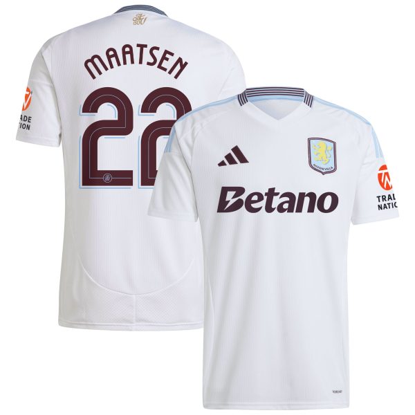 aston villa adidas away shirt 2024-25 with maatsen 22 cup printing Collection | Official Aston Villa Shirts