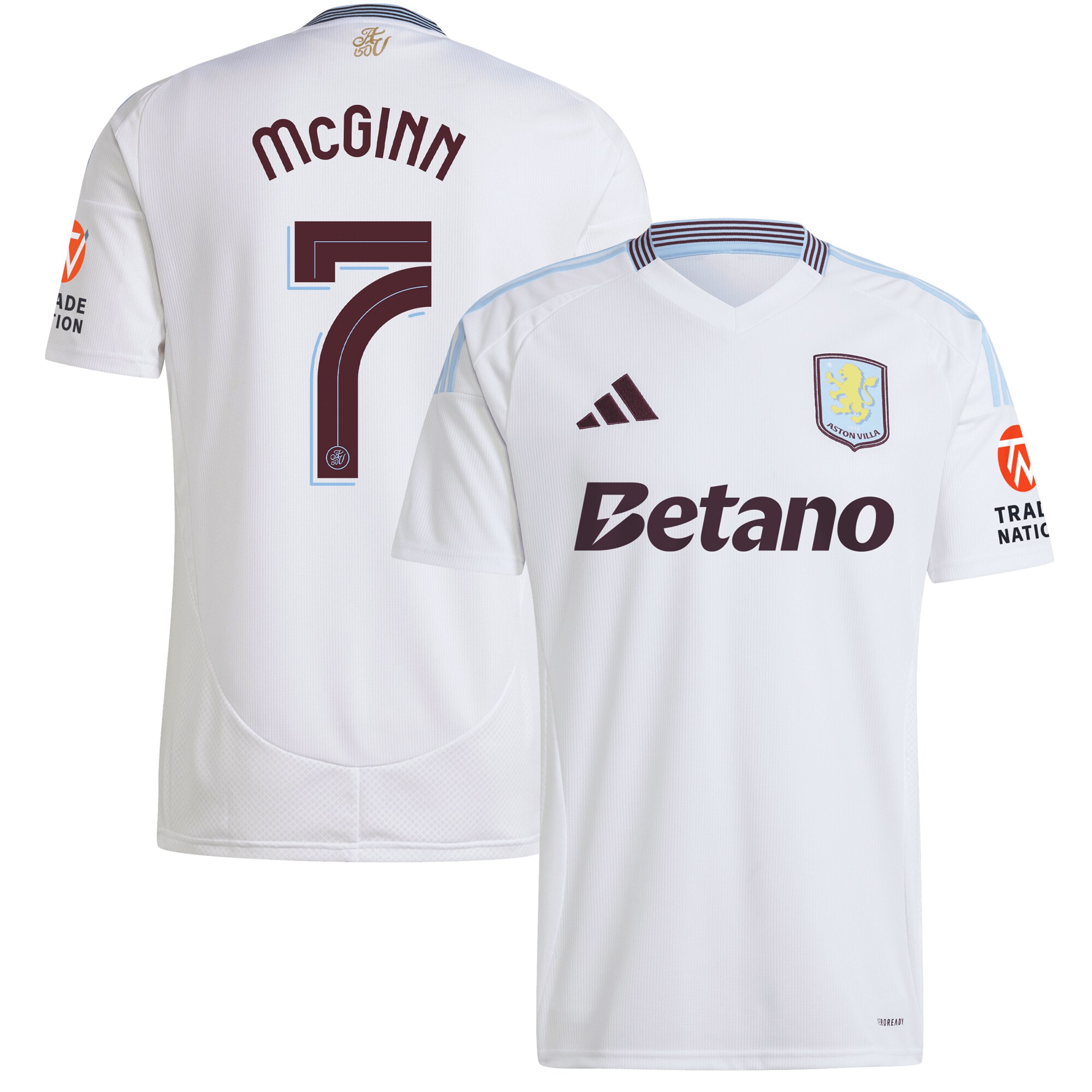 aston villa adidas away shirt 2024-25 with mcginn 7 cup printing Collection | Official Aston Villa Shirts