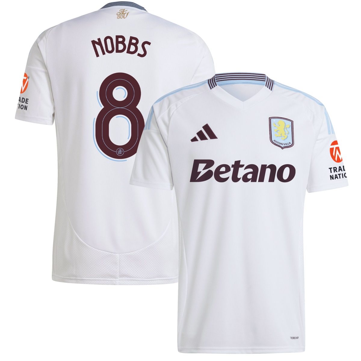 aston villa adidas away shirt 2024-25 with nobbs 8 cup printing Collection | Official Aston Villa Shirts