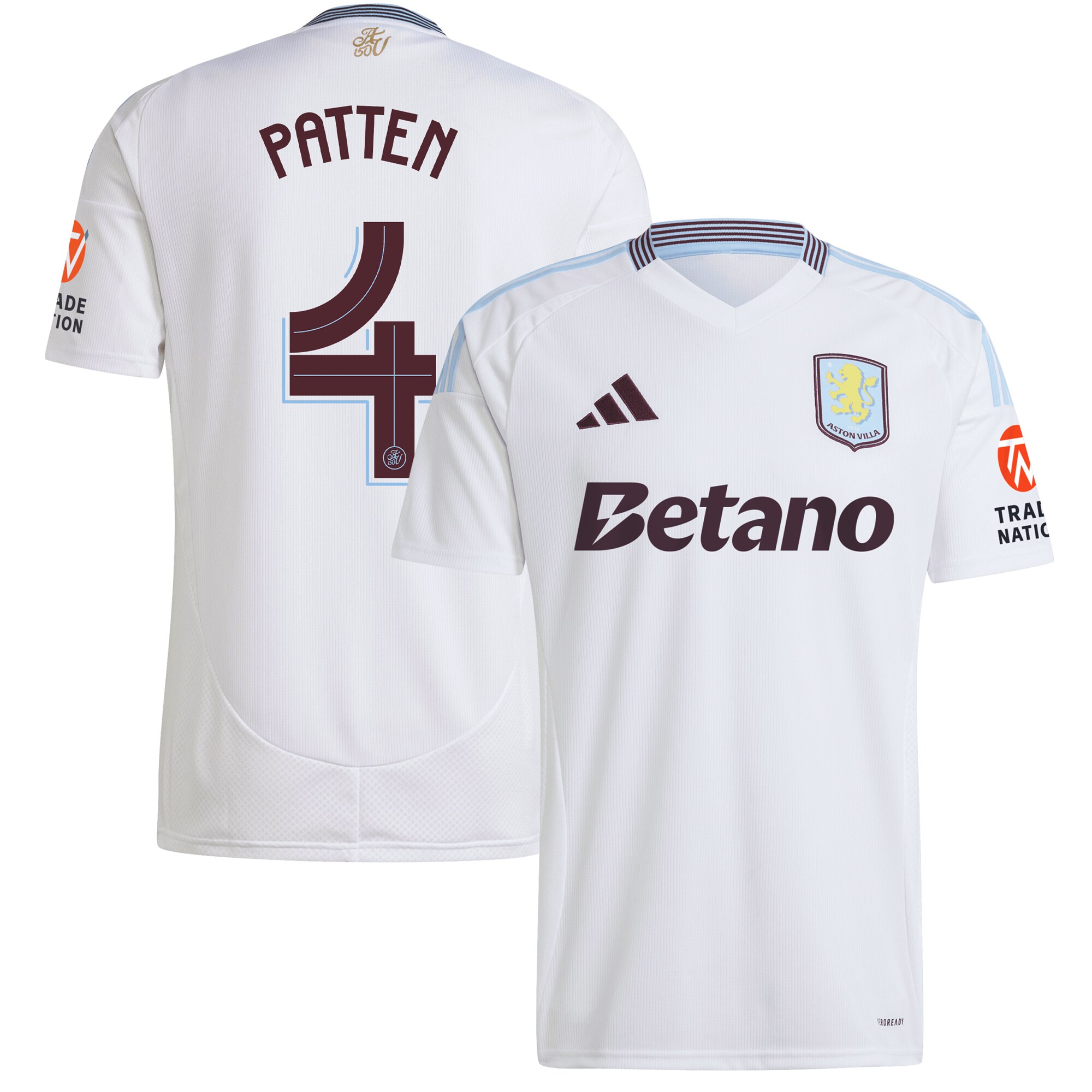 aston villa adidas away shirt 2024-25 with patten 4 cup printing Collection | Official Aston Villa Shirts