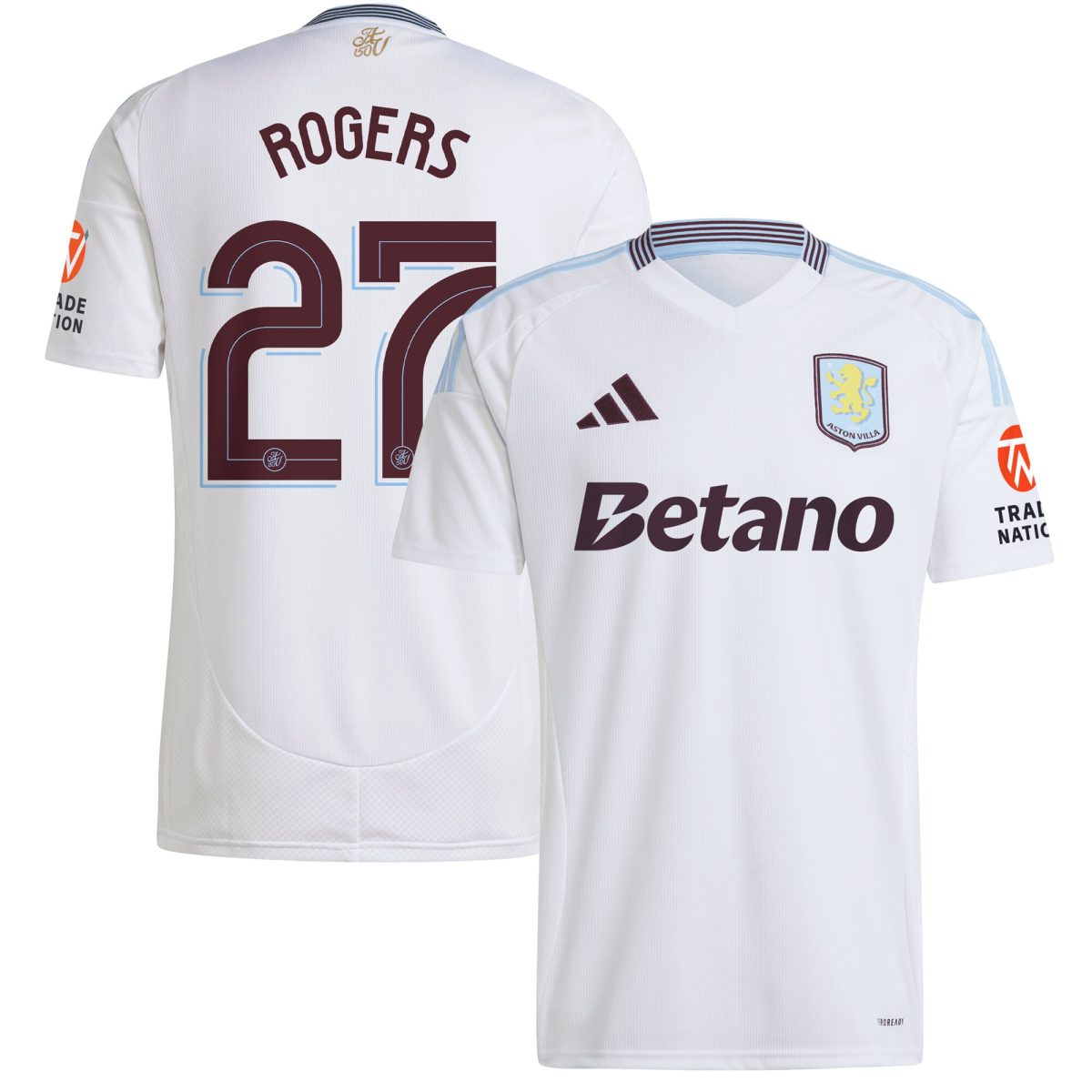 aston villa adidas away shirt 2024-25 with rogers 27 cup printing Collection | Official Aston Villa Shirts