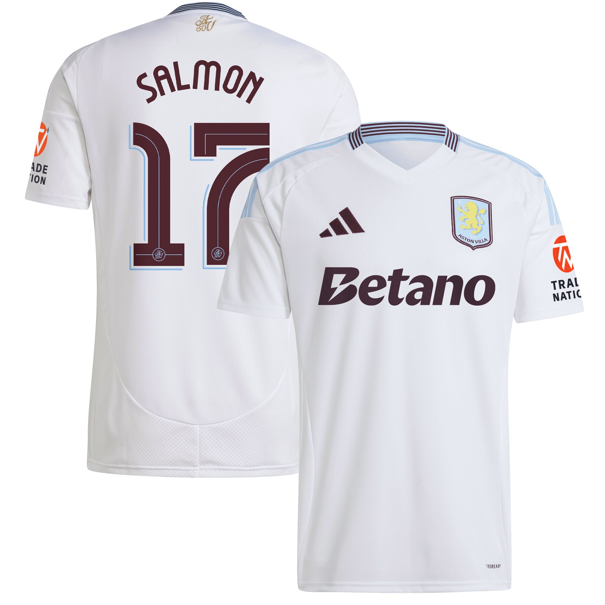 aston villa adidas away shirt 2024-25 with salmon 17 cup printing Collection | Official Aston Villa Shirts