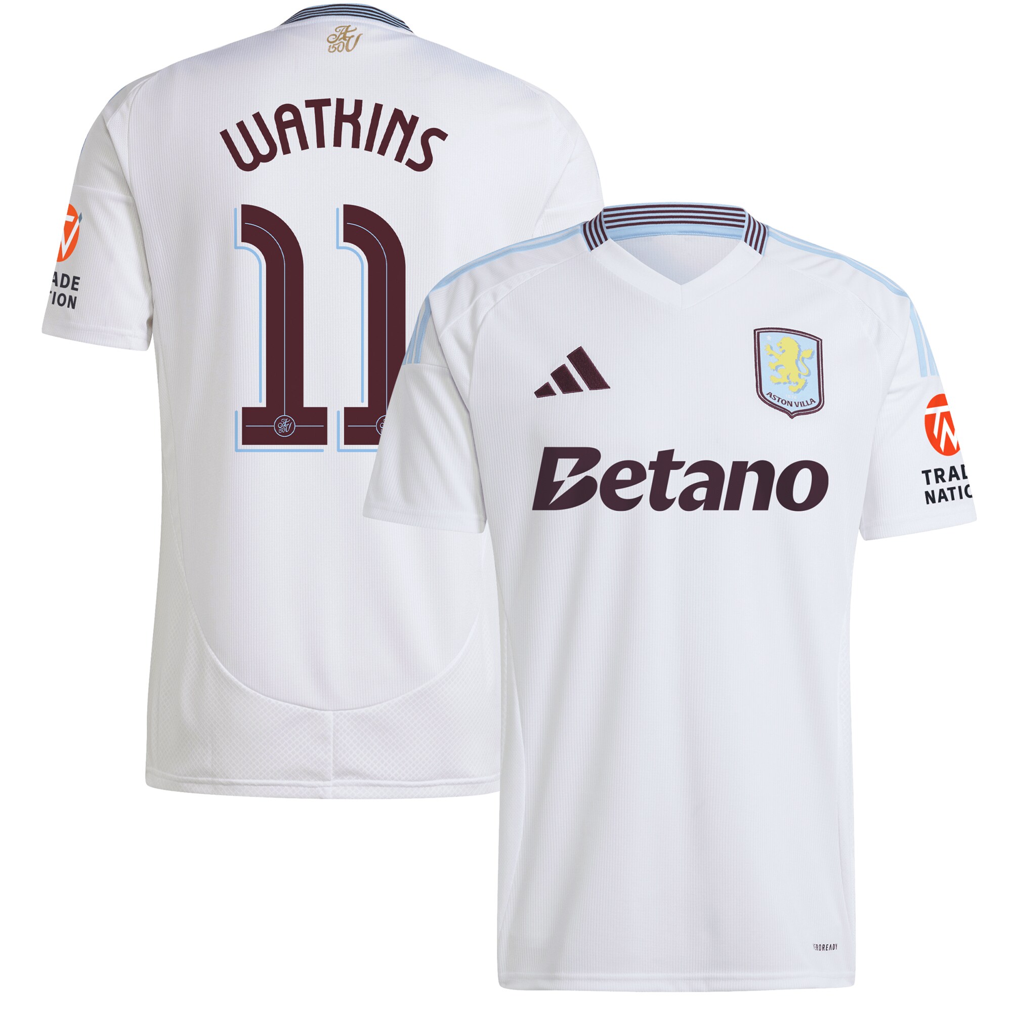 aston villa adidas away shirt 2024-25 with watkins 11 cup printing Collection | Official Aston Villa Shirts