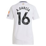 aston villa adidas away shirt 2024-25 – womens with a.garcía 16 printing Collection | Official Aston Villa Shirts