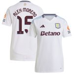 aston villa adidas away shirt 2024-25 – womens with alex moreno 15 cup printing Collection | Official Aston Villa Shirts