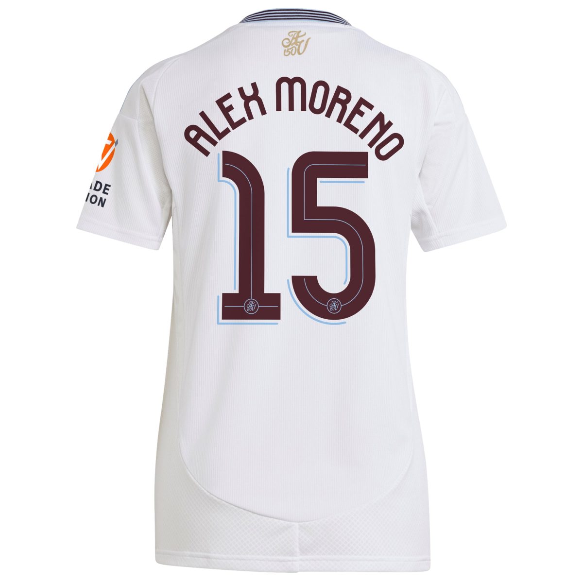 aston villa adidas away shirt 2024-25 – womens with alex moreno 15 cup printing Collection | Official Aston Villa Shirts