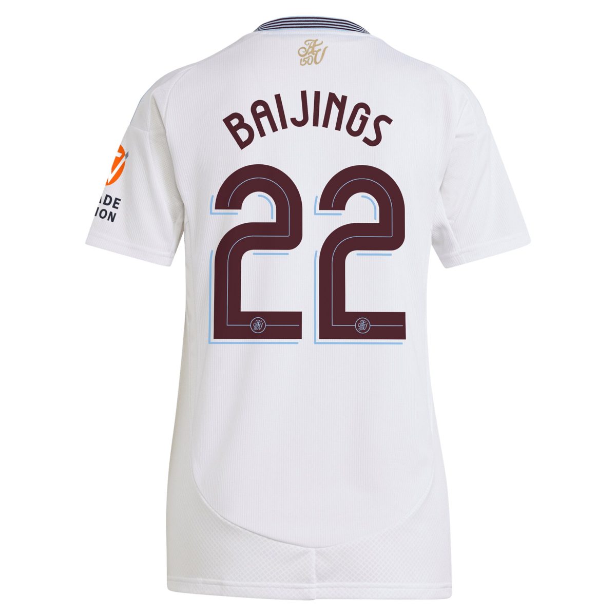 aston villa adidas away shirt 2024-25 – womens with baijings 22 cup printing Collection | Official Aston Villa Shirts