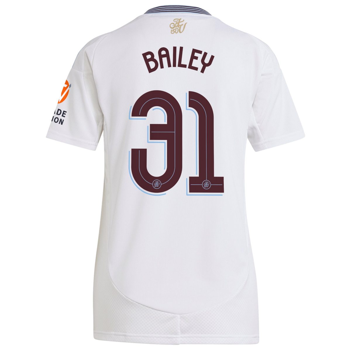 aston villa adidas away shirt 2024-25 – womens with bailey 31 cup printing Collection | Official Aston Villa Shirts