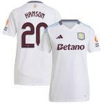 aston villa adidas away shirt 2024-25 – womens with hanson 20 cup printing Collection | Official Aston Villa Shirts