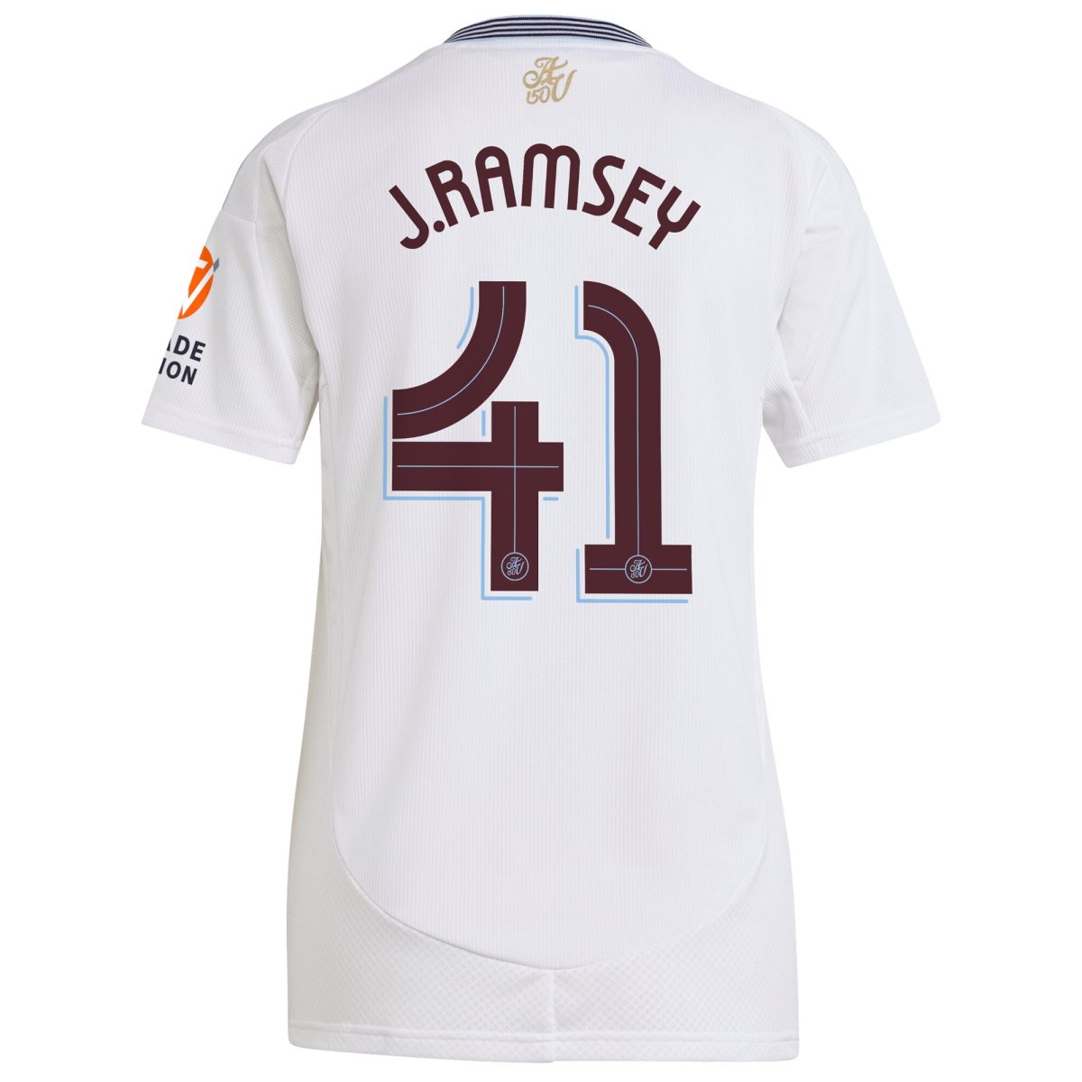 aston villa adidas away shirt 2024-25 – womens with j. ramsey 41 cup printing Collection | Official Aston Villa Shirts