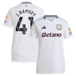 aston villa adidas away shirt 2024-25 – womens with j. ramsey 41 printing Collection | Official Aston Villa Shirts