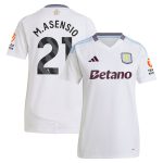 aston villa adidas away shirt 2024-25 – womens with m.asensio 21 printing Collection | Official Aston Villa Shirts