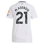 aston villa adidas away shirt 2024-25 – womens with m.asensio 21 printing Collection | Official Aston Villa Shirts