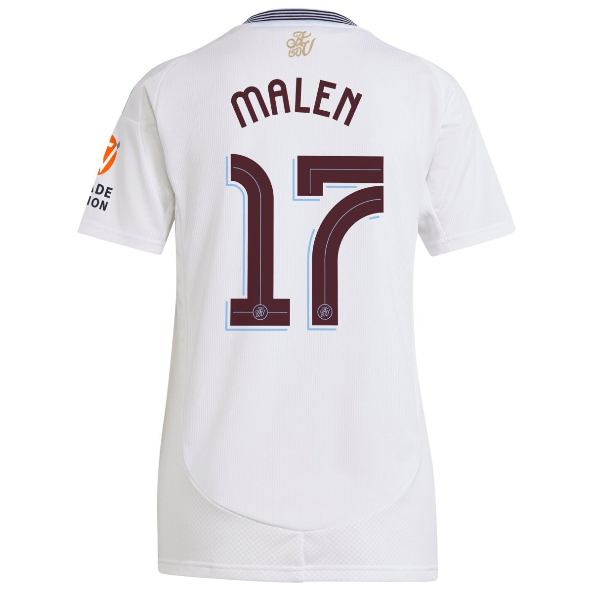 aston villa adidas away shirt 2024-25 – womens with malen 17 cup printing Collection | Official Aston Villa Shirts