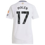aston villa adidas away shirt 2024-25 – womens with malen 17 printing Collection | Official Aston Villa Shirts